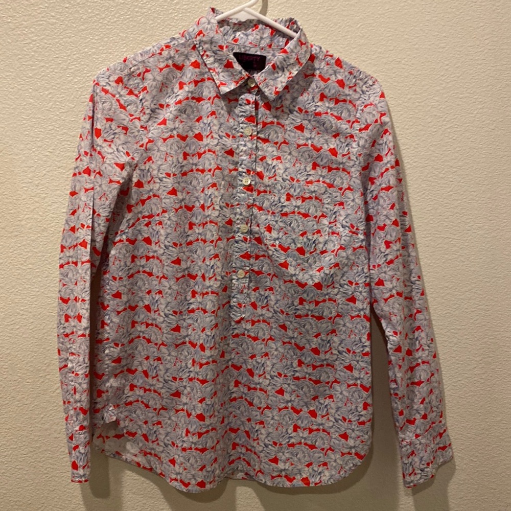 J. Crew liberty of london shirt size 4 floral